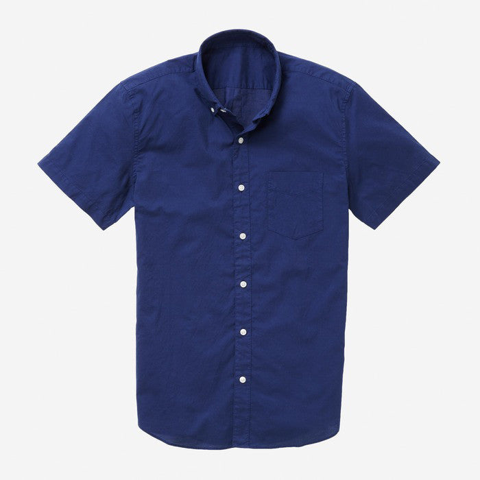 Bespoke - Blue Short Sleeve Shirt – Raj ...